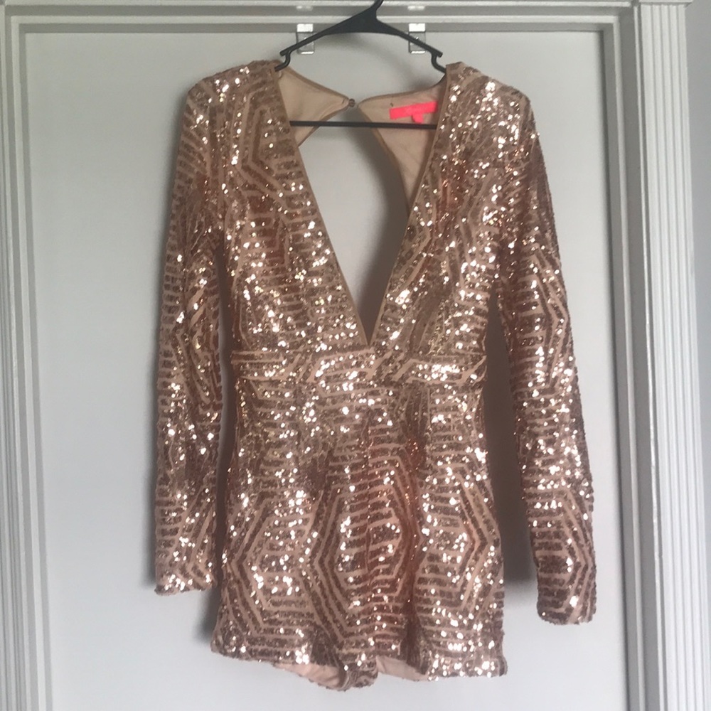 Sequin romper